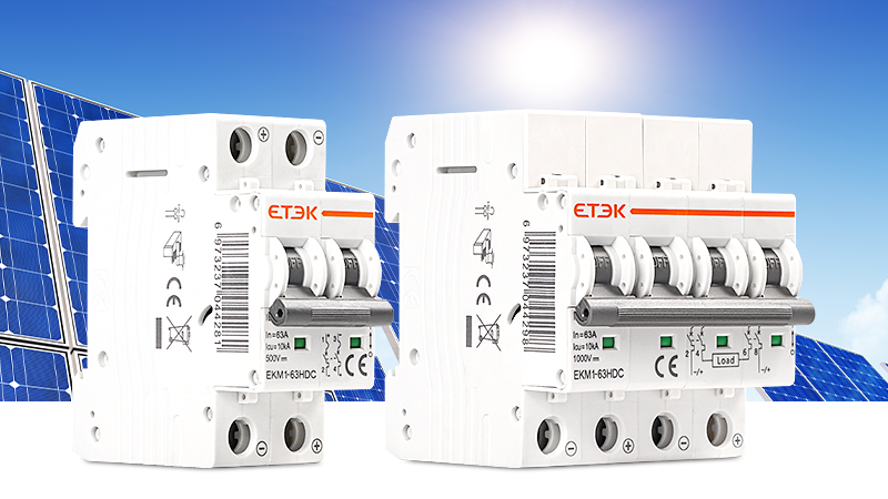 ETEK EKM1-63DC 6KA DC MCB for Solar PV system - ETEK Electric
