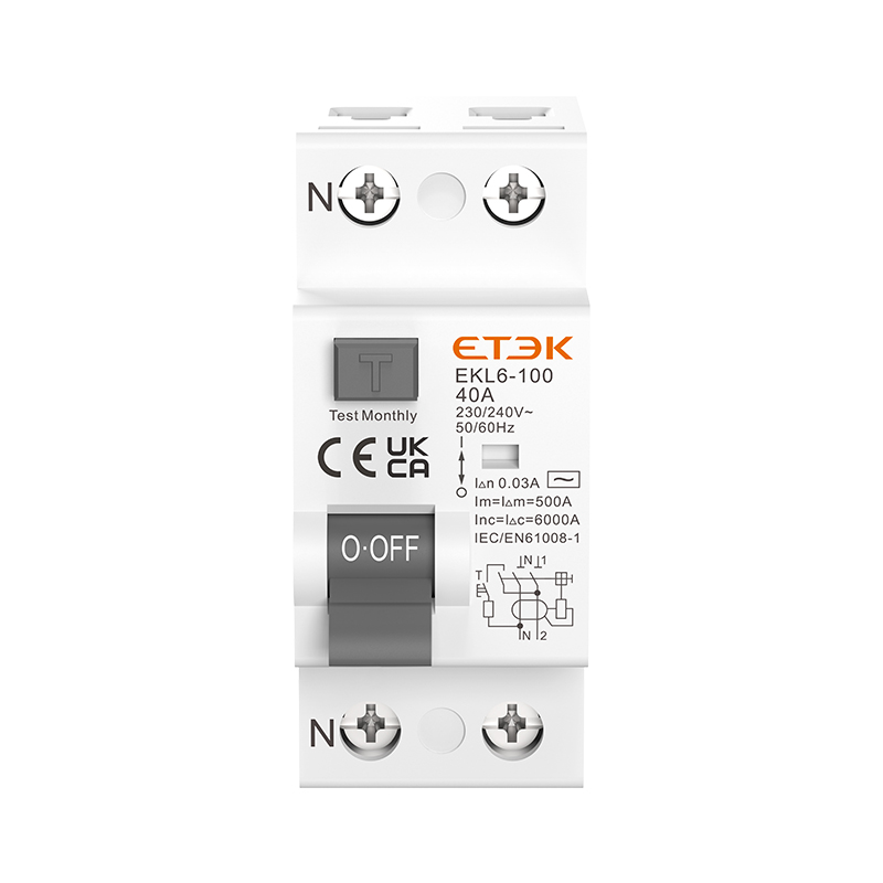 Tbkoeudhg Interruttore Differenziale di Tipo B RCCB 10KA 4 40A 30MA RCD  ELCB EKL1-63 Tipo B Dispersione RCD : : Fai da te