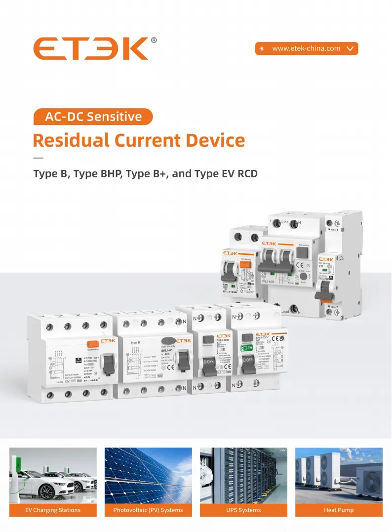 Type B and EV Residual Current Devices Brochure