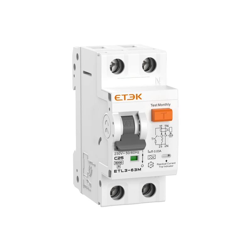 Residual Current Circuit Breaker with Overcurrent Protection