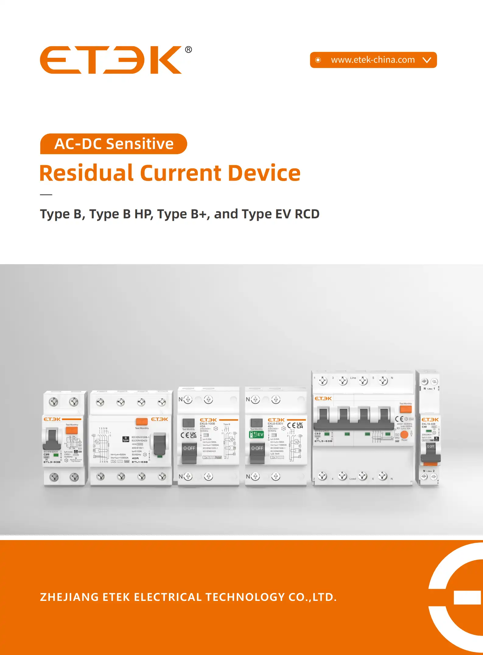 Type B and EV Residual Current Devices