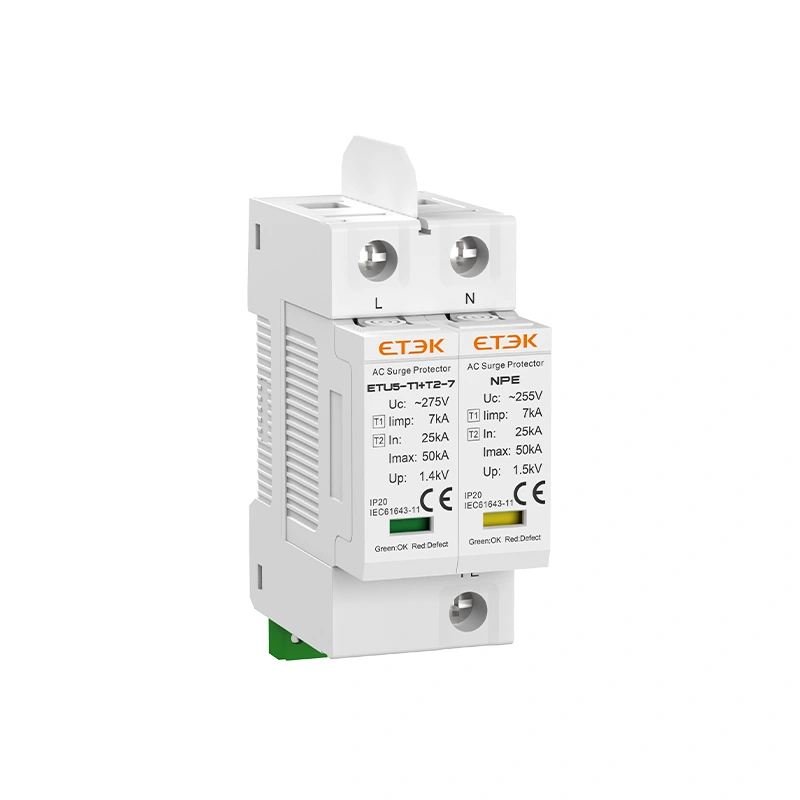 ETU5-T1+T2-7-1PN Type 1+2 AC Surge Protective Device