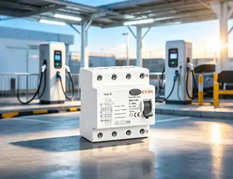 Type B RCCB for EV Charging Stations