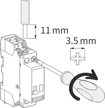 impulse relay showing permanent magnet and coil for staircase lighting control