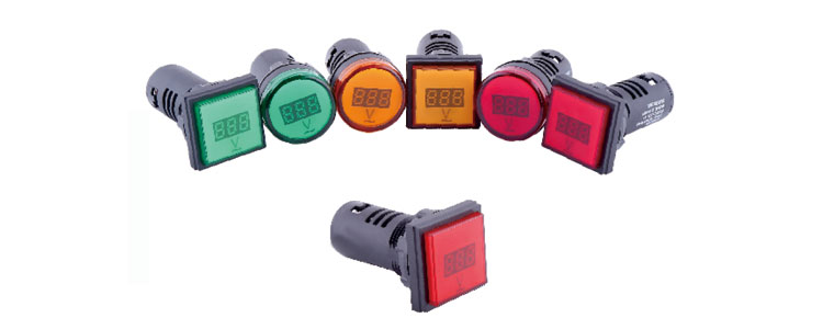 LED Voltage Meter LED Voltmeter voltage meter indicator pilot light red