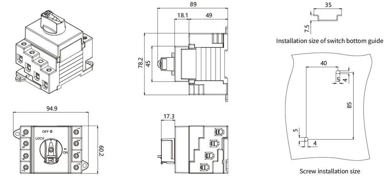 ekd6 db32 enclosure dc isolator 10
