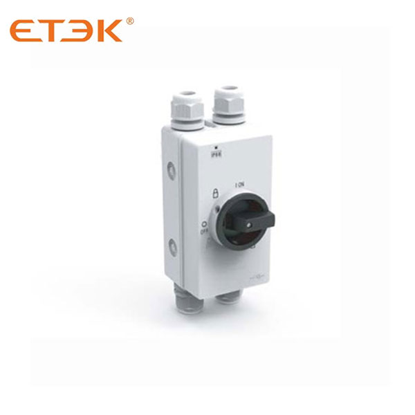 Solar Electrical DC Isolator Switch, Enclosed DC Disconnect Switch - ETEK  Electric