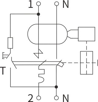 etek rcbo ekl3-40m circuit diagram
